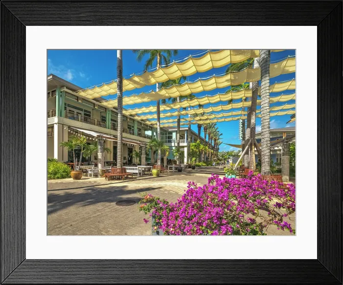 Framed Print : Camana Bay on Grand Cayman in the Cayman Islands, British West Indies Framed Print : Camana Bay on Grand Cayman in the Cayman Islands, British West Indies