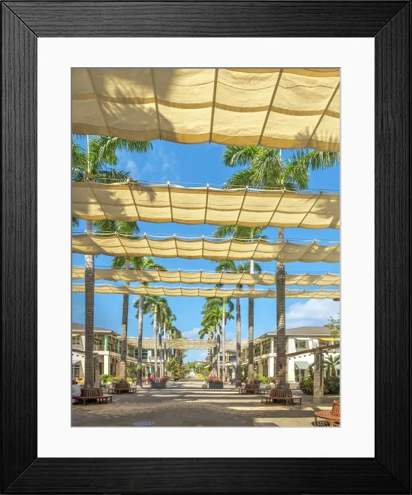Framed Print : Camana Bay on Grand Cayman in the Cayman Islands, British West Indies Framed Print : Camana Bay on Grand Cayman in the Cayman Islands, British West Indies