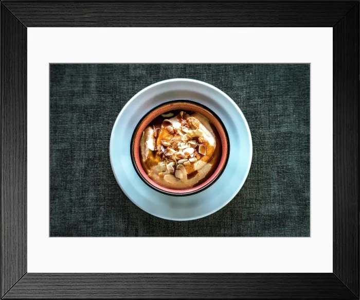 Framed Print : Overhead view of traditional homemade soup in a bowl, Fuerteventura, Canary Islands, Spain Framed Print : Overhead view of traditional homemade soup in a bowl, Fuerteventura, Canary Islands, Spain