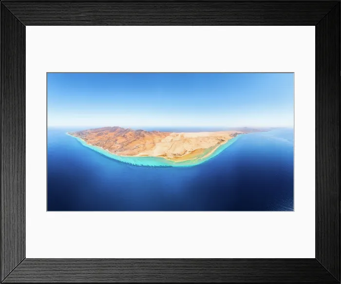 Framed Print : Aerial view of Costa Calma, Jandia, Fuerteventura, Canary Islands, Spain Framed Print : Aerial view of Costa Calma, Jandia, Fuerteventura, Canary Islands, Spain