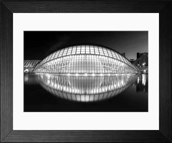 Framed Print : L'Hemisferic (The Hemispheric) at night, reflecting in water, Ciudad de los artes y ciencias (City of Arts and Sciences), Valencia, Spain Framed Print : L'Hemisferic (The Hemispheric) at night, reflecting in water, Ciudad de los artes y ciencias (City of Arts and Sciences), Valencia, Spain