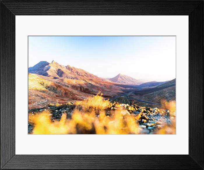 Framed Print : Sunset over mountains from Sicasumbre viewpoint, Pajara, Fuerteventura, Canary Islands, Spain Framed Print : Sunset over mountains from Sicasumbre viewpoint, Pajara, Fuerteventura, Canary Islands, Spain