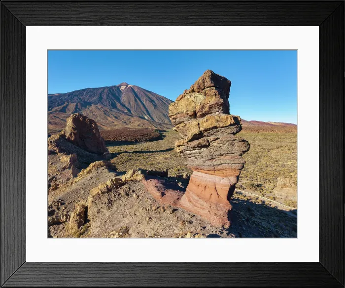 Framed Print : Roque Cinchado & Mount Teide, Tenerife, Canary Islands, Spain