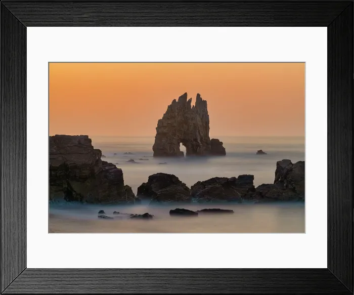 Framed Print : Sauron's Mask at Sunset, Playa de Portizuelo, Asturias, Northern Spain Framed Print : Sauron's Mask at Sunset, Playa de Portizuelo, Asturias, Northern Spain