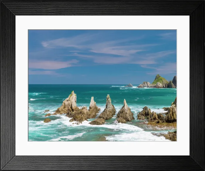 Framed Print : Playa de Gueirua, Asturias, Northern Spain