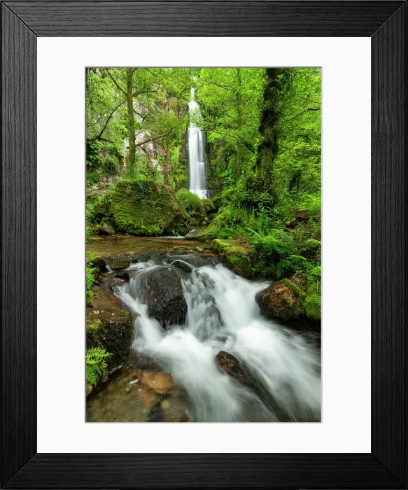 Framed Print : Oneta Waterfalls, Asturias, Northern Spain Framed Print : Oneta Waterfalls, Asturias, Northern Spain