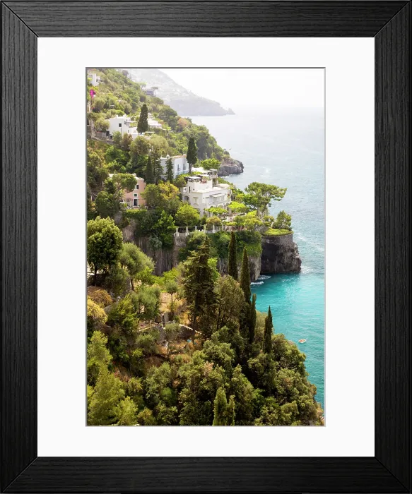 Framed Print : Ocean view properties on the coast of Capri island, Sorrento Peninsula, Bay of Naples, Campania, Italy Framed Print : Ocean view properties on the coast of Capri island, Sorrento Peninsula, Bay of Naples, Campania, Italy