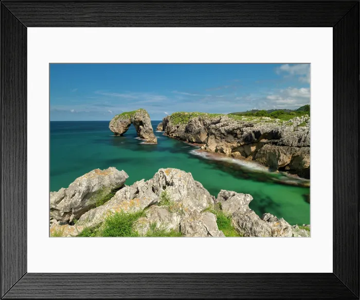 Framed Print : Castro de las Gaviotas, Asturias, Northern Spain