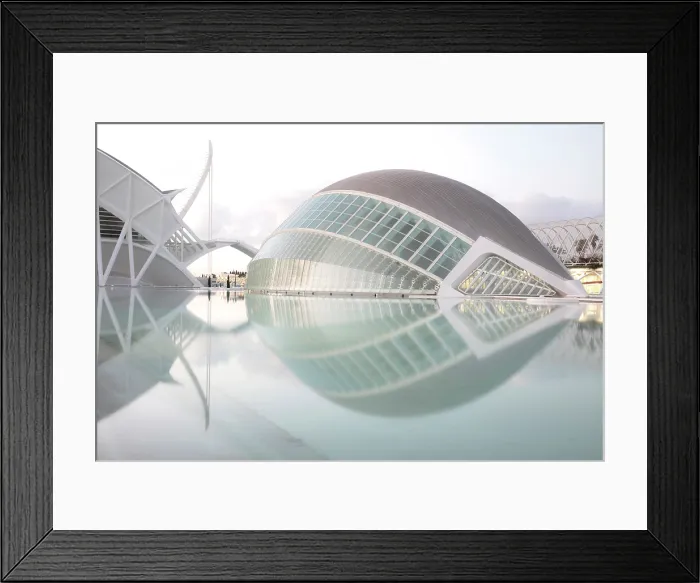 Framed Print : L'hemisferic (Hemispheric), Ciudad de los artes y ciencias (City of Arts and Sciences) at dawn, Valencia, Spain Framed Print : L'hemisferic (Hemispheric), Ciudad de los artes y ciencias (City of Arts and Sciences) at dawn, Valencia, Spain