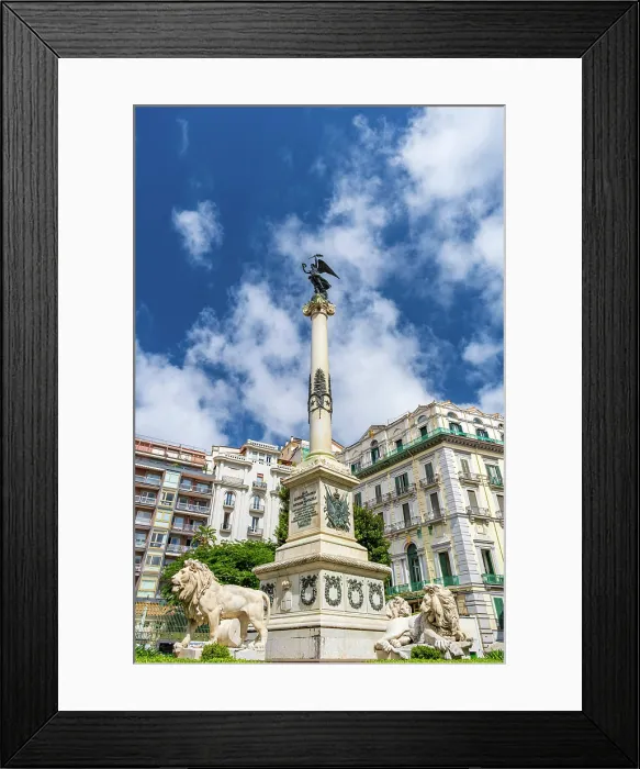 Framed Print : Europe, Italy, Campania. Naples, Piazza dei Martiri Framed Print : Europe, Italy, Campania. Naples, Piazza dei Martiri