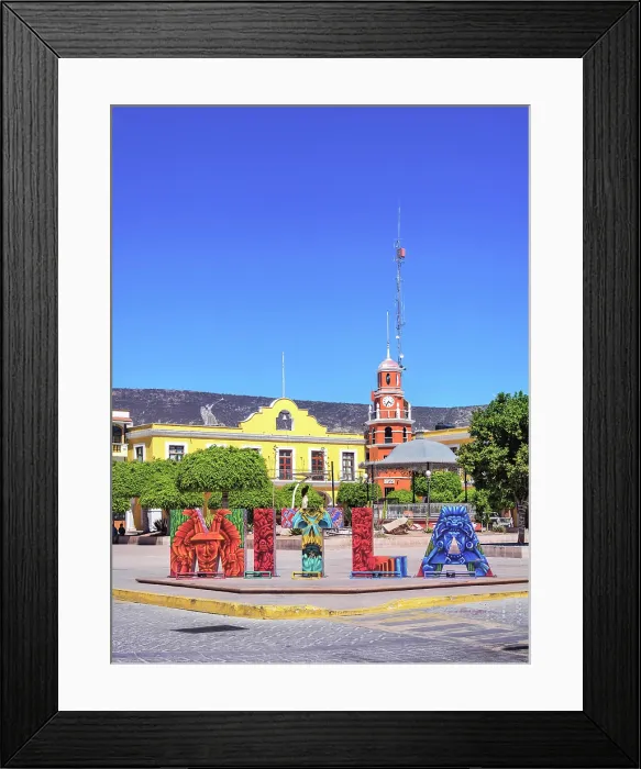 Framed Print : Municipal Park, San Pablo Villa de Mitla, Oaxaca State, Mexico Framed Print : Municipal Park, San Pablo Villa de Mitla, Oaxaca State, Mexico