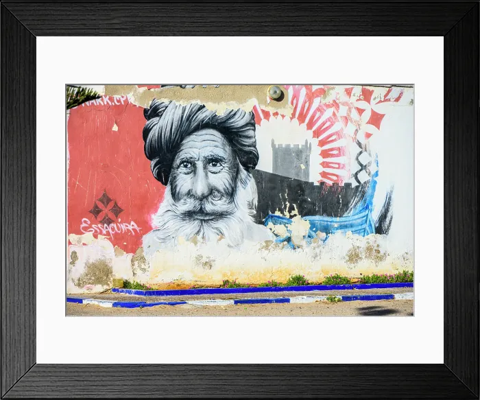 Framed Print : Wall mural, Essaouira, Essaouira, Morocco