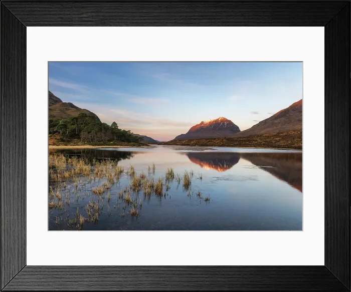 Framed Print : Liathach and Loch Clair, Torridon, Highland Region, Scotland, February 2025 Framed Print : Liathach and Loch Clair, Torridon, Highland Region, Scotland, February 2025