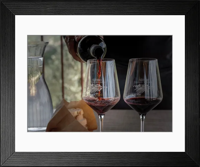 Framed Print : Europe, Italy, Tuscany. Florence, Chianti area. A wine tasting in the cellar of Altiero near to Greve in Chianti Framed Print : Europe, Italy, Tuscany. Florence, Chianti area. A wine tasting in the cellar of Altiero near to Greve in Chianti