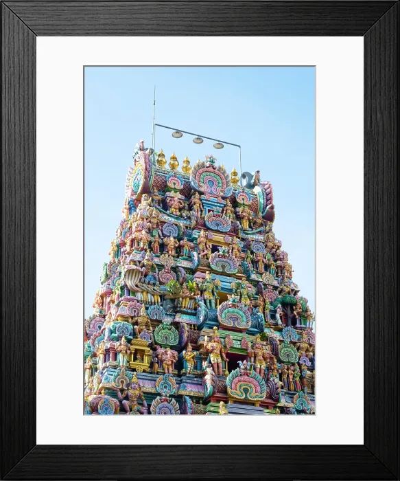 Framed Print : The Gopuram (entrance tower), Sri Kandaswamy Temple, Brickfields, Kuala Lumpur, Malaysia Framed Print : The Gopuram (entrance tower), Sri Kandaswamy Temple, Brickfields, Kuala Lumpur, Malaysia