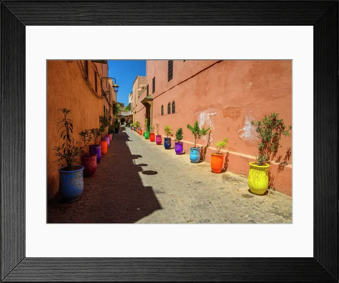 Framed Print : Medina alleyway, Marrakech, Morocco Framed Print : Medina alleyway, Marrakech, Morocco