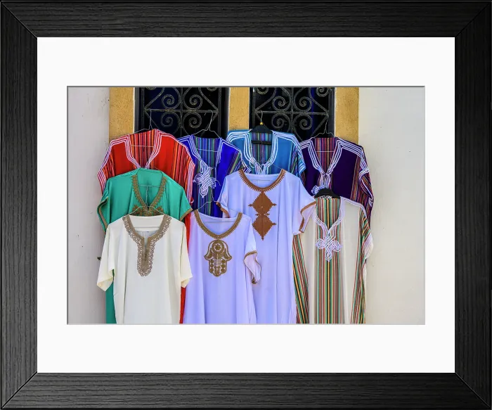 Framed Print : Merchandise for sale, Rabat, Morocco Framed Print : Merchandise for sale, Rabat, Morocco