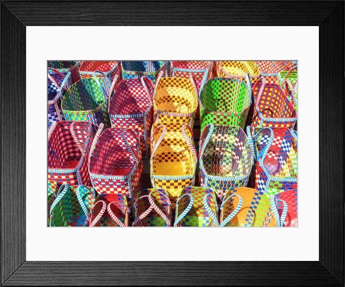 Framed Print : Colourful bags made by hand, Bagan, Myanmar (Burma), Asia Framed Print : Colourful bags made by hand, Bagan, Myanmar (Burma), Asia
