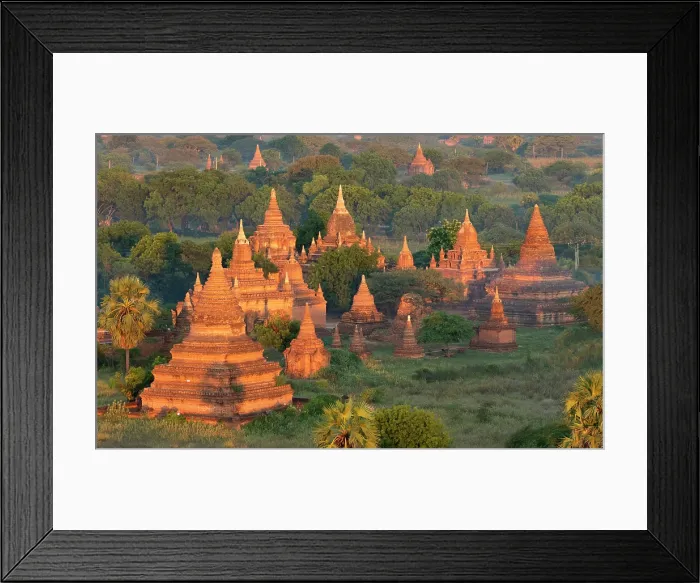 Framed Print : Temples and pagodas in the valley at sunrise, Bagan (UNESCO World Heritage Site), Mandalay region, Myanmar (Burma), Asia Framed Print : Temples and pagodas in the valley at sunrise, Bagan (UNESCO World Heritage Site), Mandalay region, Myanmar (Burma), Asia