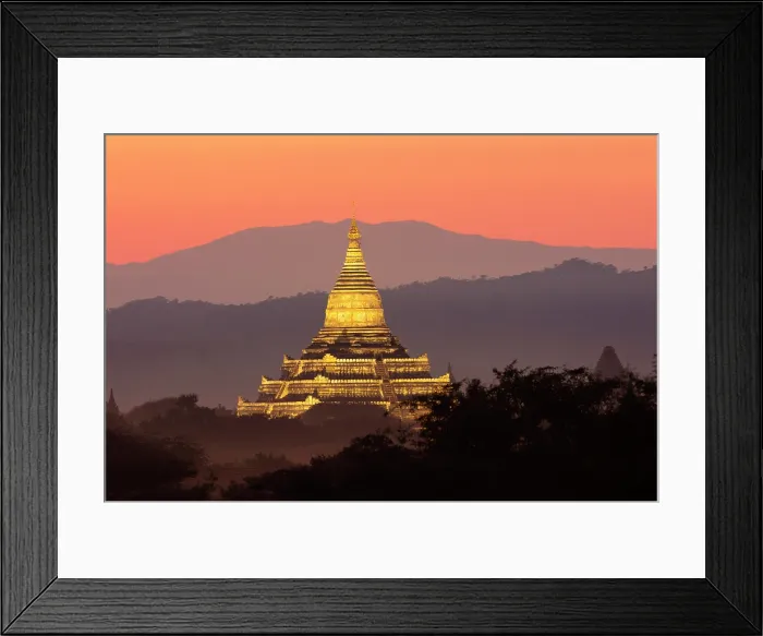 Framed Print : Floodlit temple at dusk, Bagan (UNESCO World Heritage Site), Mandalay region, Myanmar (Burma), Asia Framed Print : Floodlit temple at dusk, Bagan (UNESCO World Heritage Site), Mandalay region, Myanmar (Burma), Asia