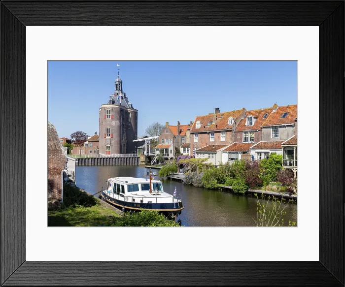 Framed Print : Enkhuizen old town, North Holland, Netherlands Framed Print : Enkhuizen old town, North Holland, Netherlands