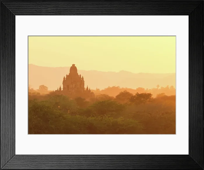 Framed Print : Temple at sunset, Bagan (UNESCO World Heritage Site), Mandalay region, Myanmar (Burma), Asia Framed Print : Temple at sunset, Bagan (UNESCO World Heritage Site), Mandalay region, Myanmar (Burma), Asia