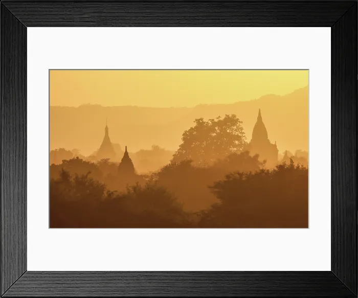 Framed Print : Temples at dawn, Bagan (UNESCO World Heritage Site), Mandalay region, Myanmar (Burma), Asia Framed Print : Temples at dawn, Bagan (UNESCO World Heritage Site), Mandalay region, Myanmar (Burma), Asia