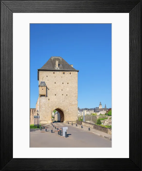 Framed Print : Jacob tower at Rham plateau, Luxembourg Framed Print : Jacob tower at Rham plateau, Luxembourg