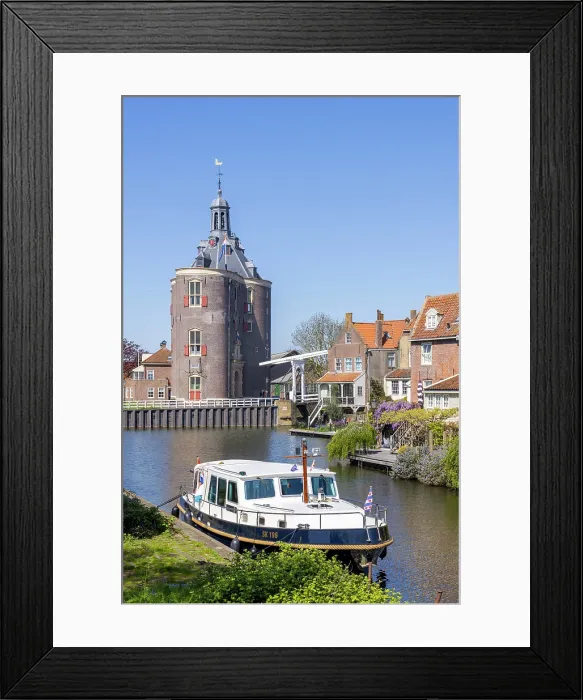 Framed Print : Enkhuizen old town, North Holland, Netherlands