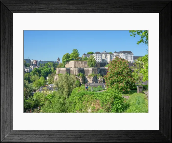 Framed Print : View at Citadelle du Saint-Esprit, Luxembourg Framed Print : View at Citadelle du Saint-Esprit, Luxembourg