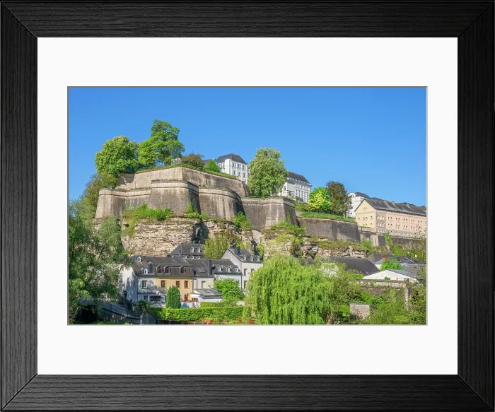 Framed Print : View at Citadelle du Saint-Esprit, Luxembourg Framed Print : View at Citadelle du Saint-Esprit, Luxembourg