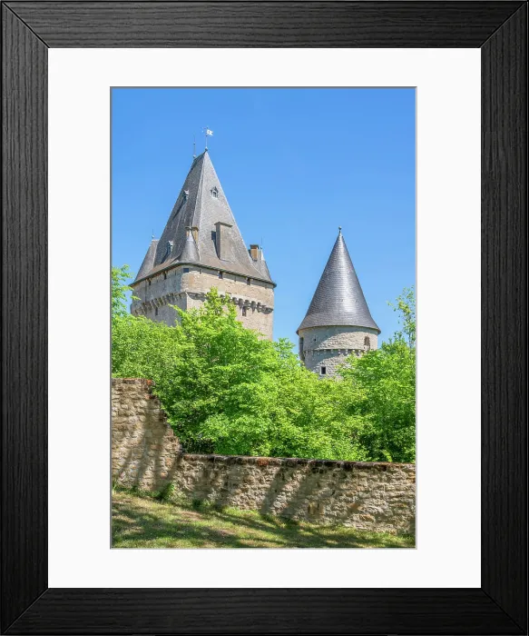 Framed Print : Hollenfels Castle in the Valley of the 7 Castles, Helperknapp, Canton of Mersch, Luxembourg Framed Print : Hollenfels Castle in the Valley of the 7 Castles, Helperknapp, Canton of Mersch, Luxembourg