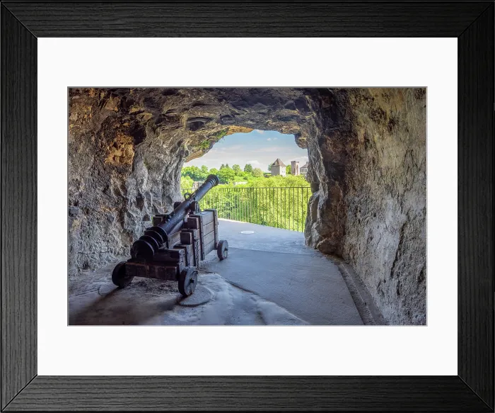 Framed Print : Bock Kasematten, Luxembourg Framed Print : Bock Kasematten, Luxembourg