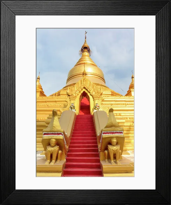 Framed Print : Shwezigon Pagoda, Bagan, Myanmar (Burma), Asia Framed Print : Shwezigon Pagoda, Bagan, Myanmar (Burma), Asia