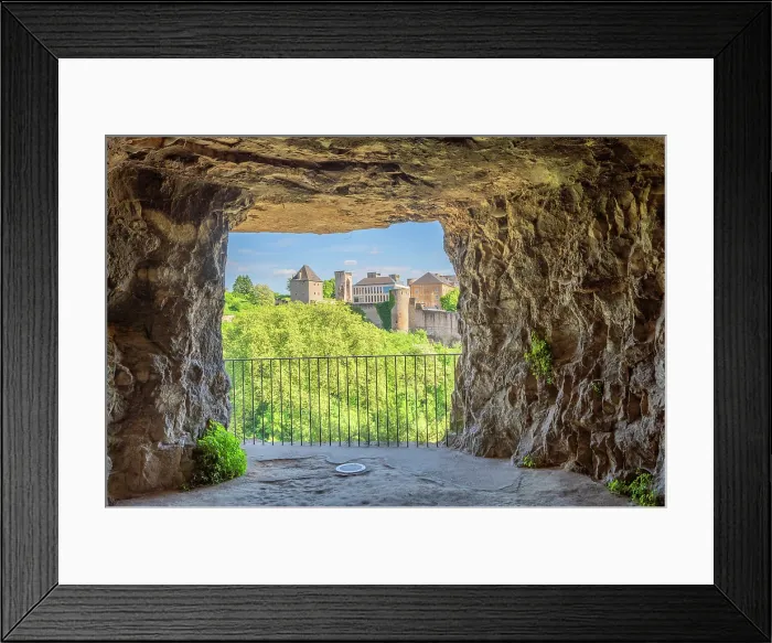 Framed Print : Bock Kasematten, Luxembourg Framed Print : Bock Kasematten, Luxembourg