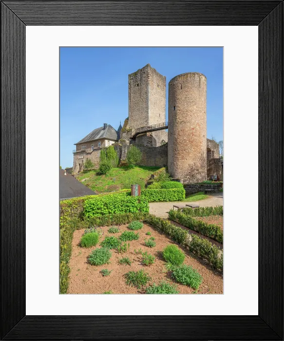 Framed Print : Useldange Castle, Useldange, Canton of Redingen, Luxembourg Framed Print : Useldange Castle, Useldange, Canton of Redingen, Luxembourg