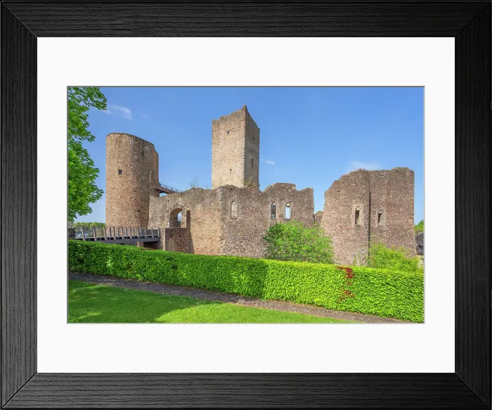 Framed Print : Useldange Castle, Useldange, Canton of Redingen, Luxembourg Framed Print : Useldange Castle, Useldange, Canton of Redingen, Luxembourg