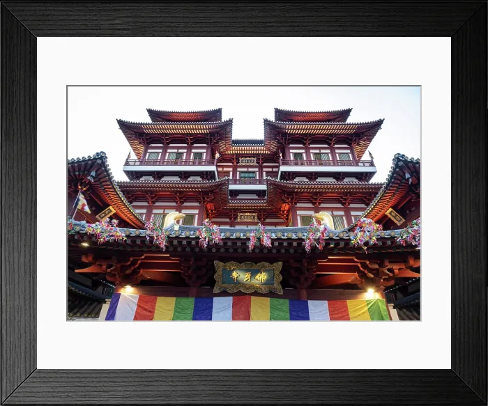 Framed Print : Buddha Tooth Relic Temple, China Town, Singapore Framed Print : Buddha Tooth Relic Temple, China Town, Singapore