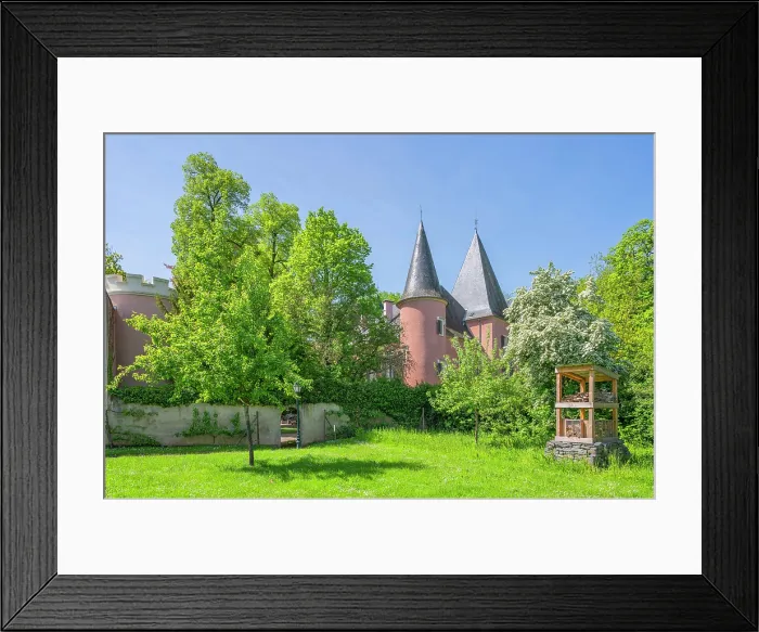 Framed Print : Erpeldange castle near Ettelbruck, Canton Diekirch, Luxembourg