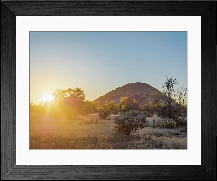Framed Print : Pyramid of the Sun at sunset, Teotihuacan, Mexico State, Mexico Framed Print : Pyramid of the Sun at sunset, Teotihuacan, Mexico State, Mexico