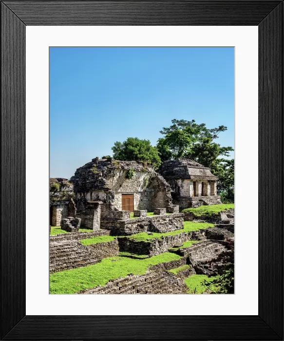 Framed Print : North Group, elevated view, Palenque Archaeological Site, Palenque, Chiapas State, Mexico Framed Print : North Group, elevated view, Palenque Archaeological Site, Palenque, Chiapas State, Mexico