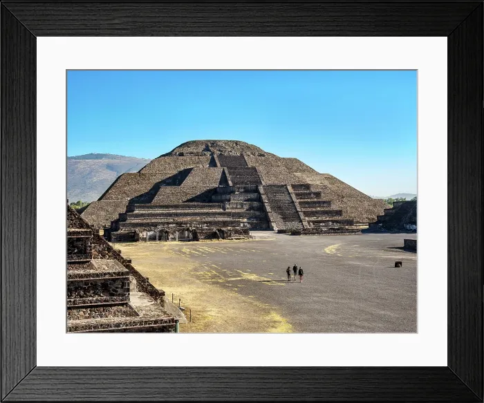 Framed Print : Pyramid of the Moon, elevated view, Teotihuacan, Mexico State, Mexico Framed Print : Pyramid of the Moon, elevated view, Teotihuacan, Mexico State, Mexico