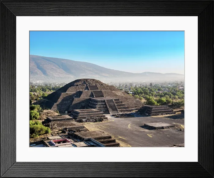 Framed Print : Pyramid of the Moon, aerial view, Teotihuacan, Mexico State, Mexico Framed Print : Pyramid of the Moon, aerial view, Teotihuacan, Mexico State, Mexico