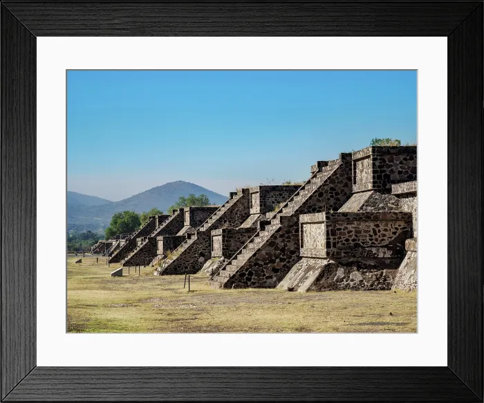 Framed Print : Avenue of the Dead, Teotihuacan, Mexico State, Mexico