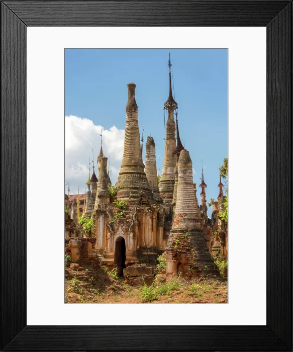 Framed Print : Ancient pagodas at Indein village, Taunggyi, near Inle Lake, Shan State, Myanmar (Burma), Asia Framed Print : Ancient pagodas at Indein village, Taunggyi, near Inle Lake, Shan State, Myanmar (Burma), Asia