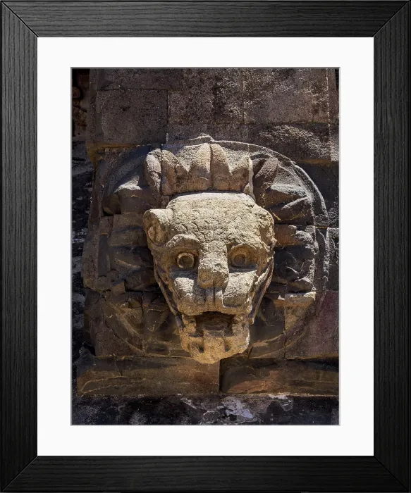 Framed Print : Temple of the Feathered Serpent, detailed view, The Citadel, Teotihuacan, Mexico State, Mexico Framed Print : Temple of the Feathered Serpent, detailed view, The Citadel, Teotihuacan, Mexico State, Mexico