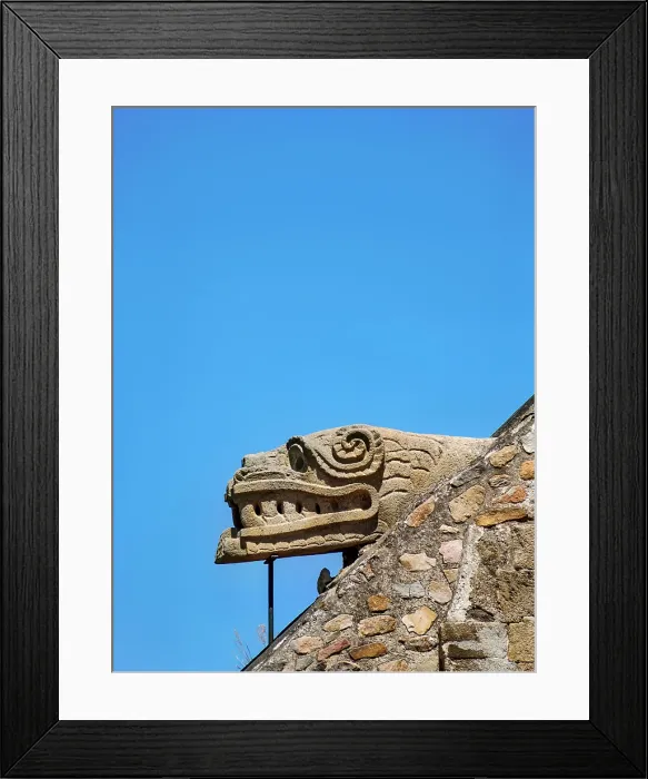 Framed Print : Temple of the Feathered Serpent, detailed view, The Citadel, Teotihuacan, Mexico State, Mexico Framed Print : Temple of the Feathered Serpent, detailed view, The Citadel, Teotihuacan, Mexico State, Mexico