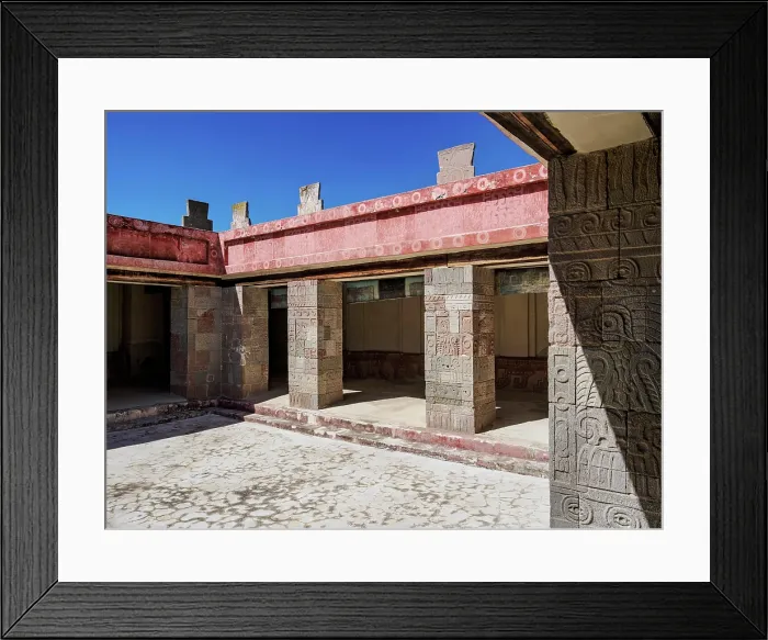 Framed Print : Courtyard of the Palace of Quetzalpapalotl, Teotihuacan, Mexico State, Mexico Framed Print : Courtyard of the Palace of Quetzalpapalotl, Teotihuacan, Mexico State, Mexico