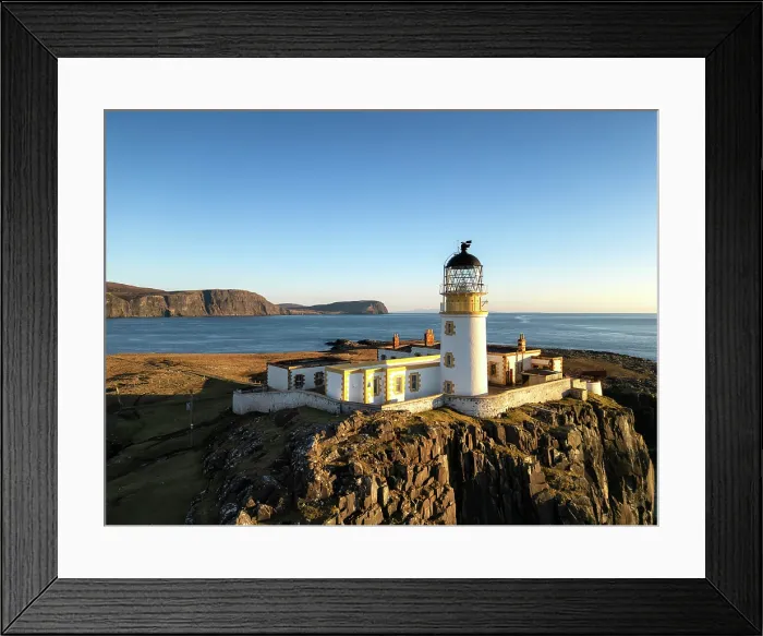 Framed Print : Neist Point Lighthouse, Neist Point, Duirnish Peninsula, Isle of Skye, Scotland, UK, February 2025 Framed Print : Neist Point Lighthouse, Neist Point, Duirnish Peninsula, Isle of Skye, Scotland, UK, February 2025