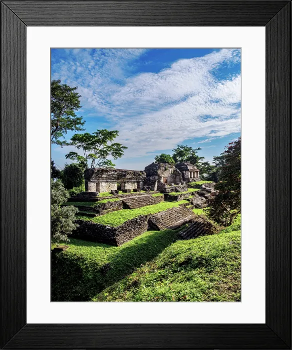 Framed Print : North Group, elevated view, Palenque Archaeological Site, Palenque, Chiapas State, Mexico Framed Print : North Group, elevated view, Palenque Archaeological Site, Palenque, Chiapas State, Mexico